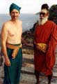 Vel Swami and Harrigan at Koneswaram Kovil